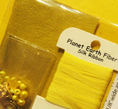 Mellow Yellow - Silk Ribbon Tassel Kit