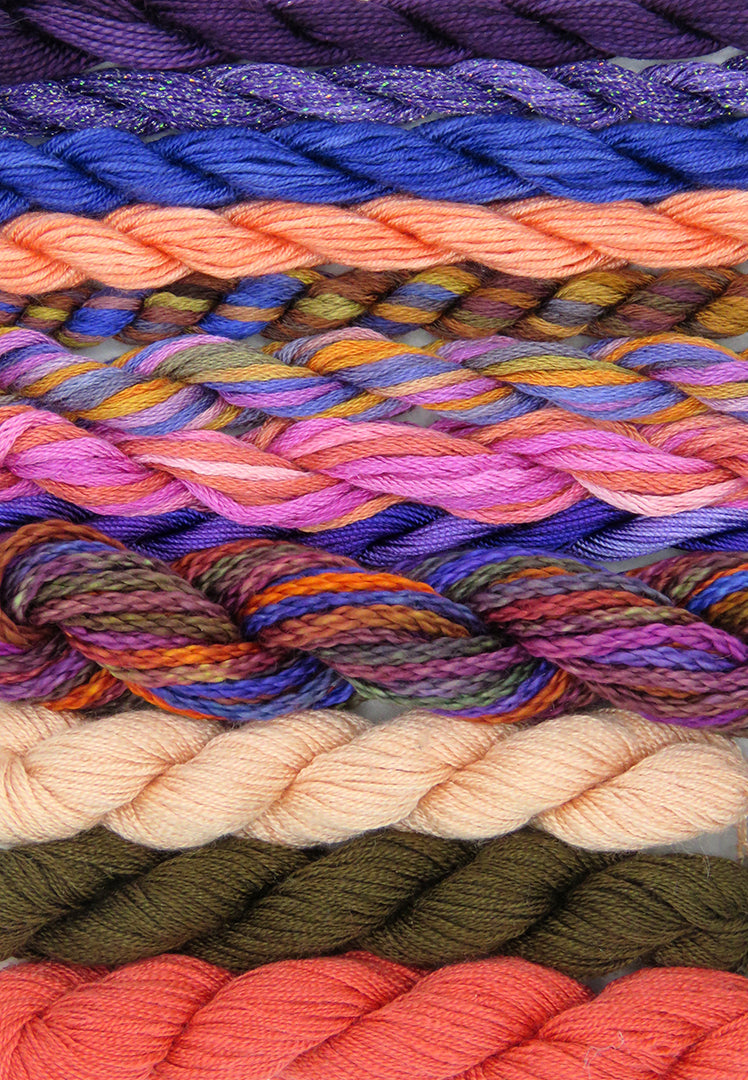 Bouquet of Flowers Earth Purples