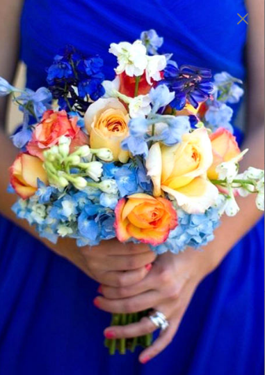 Bouquet of Flowers Blue Bells – Orna Willis