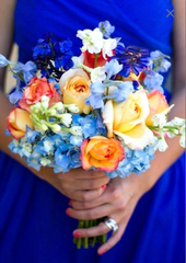 Bouquet of Flowers Blue Bells