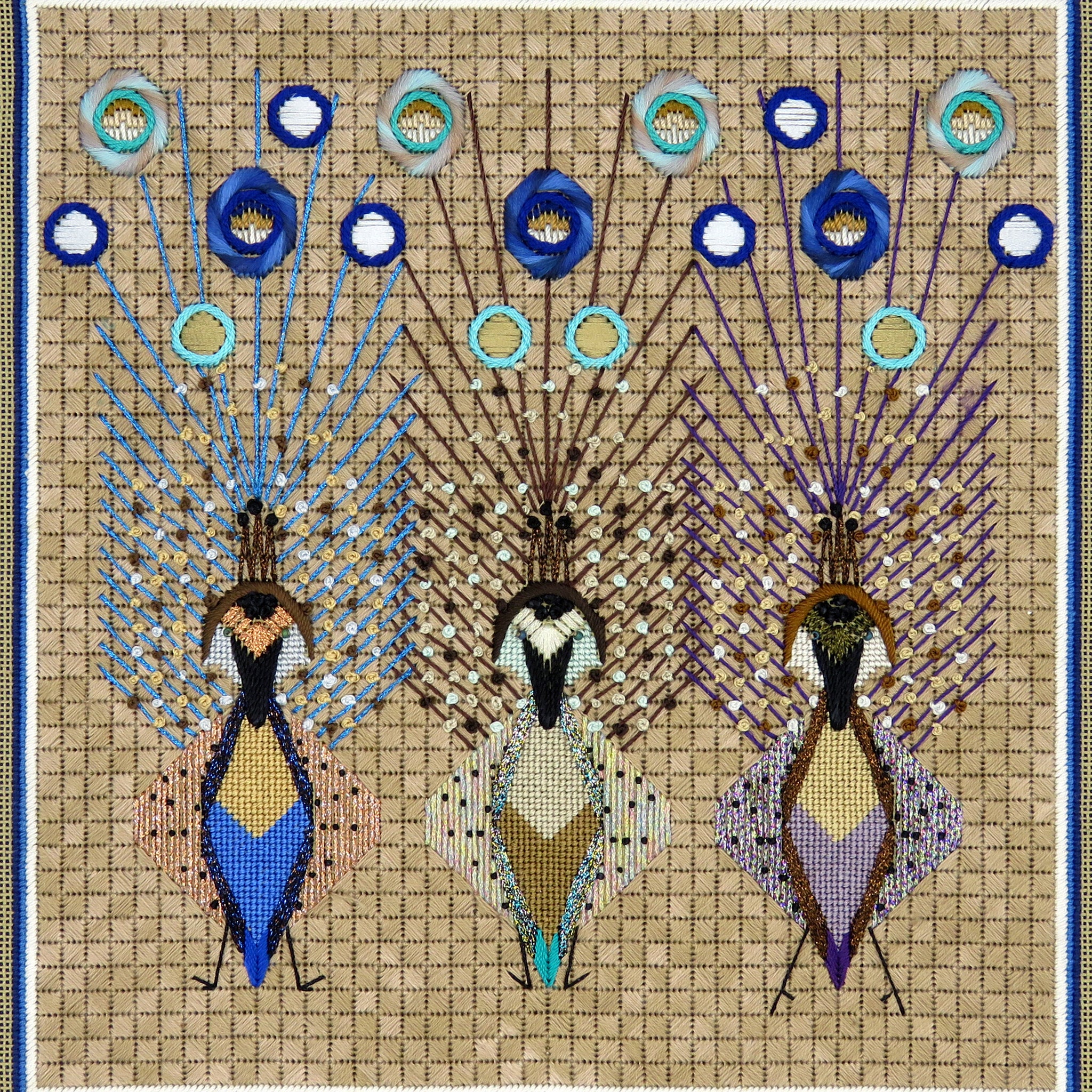 Peacock Tales - Needlepoint Kit